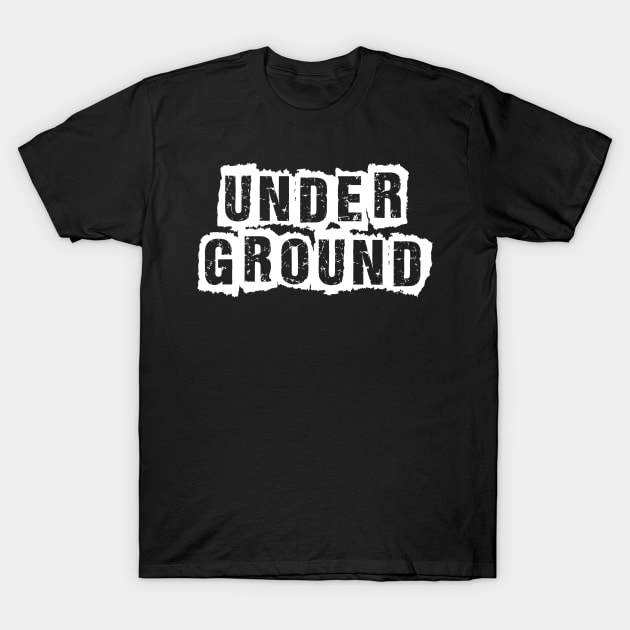 underground music logo T-Shirt by lkn